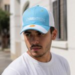 Gorra de Argentina con Cierre de Botón de 58 cm Color Celeste y Blanco