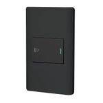 Interruptor para Timbre Sencillo Lisboa de 1.5 Módulos Color blanco