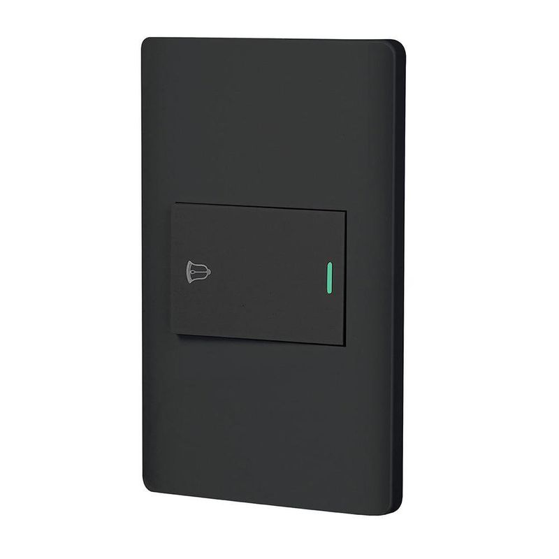 Interruptor para Timbre Sencillo Lisboa de 1.5 Módulos Color blanco