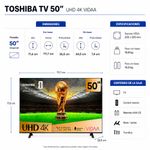 Televisor Smart de 50" LED Ultra HD 4K con Fire TV