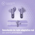 Audífonos Inalámbricos Live Flex 3 TWS con Estuche Inteligente Color Morado