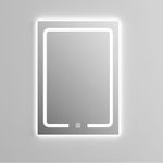 Espejo LED Rectangular 60 x 80 cm con Luz Táctil