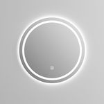 Espejo LED Redondo 60 cm con Luz Táctil