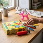 Set para Crear Figuras con Globos, Bomba y Accesorios Twisting Balloons Multicolor