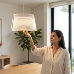 Lámpara Colgante LED Akril I de Acrílico Luz Cálida 12 W 1.20 Metros Color Blanco