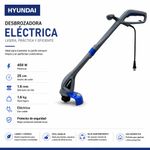Desbrozadora Eléctrica 300W Corte de 22 cm