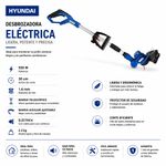 Desbrozadora Inalámbrica 20V Corte 25 cm