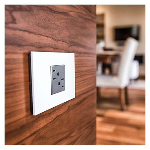 Tomacorriente Doble Gris 15A - Legrand