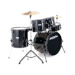 Batería Acústica Acoustic Pro Con Platillos de 5 Piezas Color Negro Brillante