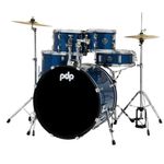 Batería Acústica PDP Center Stage Con Platillos de 5 Piezas Color Azul Brillante