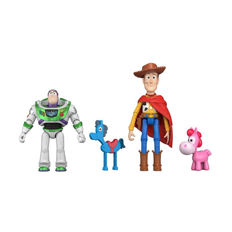 Set de Figuras Toy Story 5 Woody y Buzz al Rescate PlayScale de 7 Plg con Accesorios Multicolor