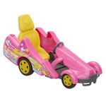 Vehículo Barbie Go Kart con Casco y Stickers para Muñeca Color Rosado