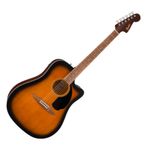 Guitarra Electroacústica Fender California CE de Color Sunburst en Dos Tonos
