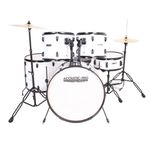 Batería Acústica Acoustic Pro Con Platillos de 5 Piezas Color Blanco