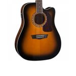 Guitarra Electroacústica Washburn AD5CETSB Color Sunburst en Dos Tonos
