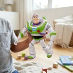 Figura de Acción Toy Story Buzz Lightyear de 12 Plg Articulada Color Blanco y Verde