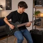 Guitarra Eléctrica Epiphone Les Paul Player Con Accesorios Color Negra