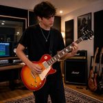 Guitarra Eléctrica Epiphone Les Paul Standard 50s de Color Sunburst en Dos Tono
