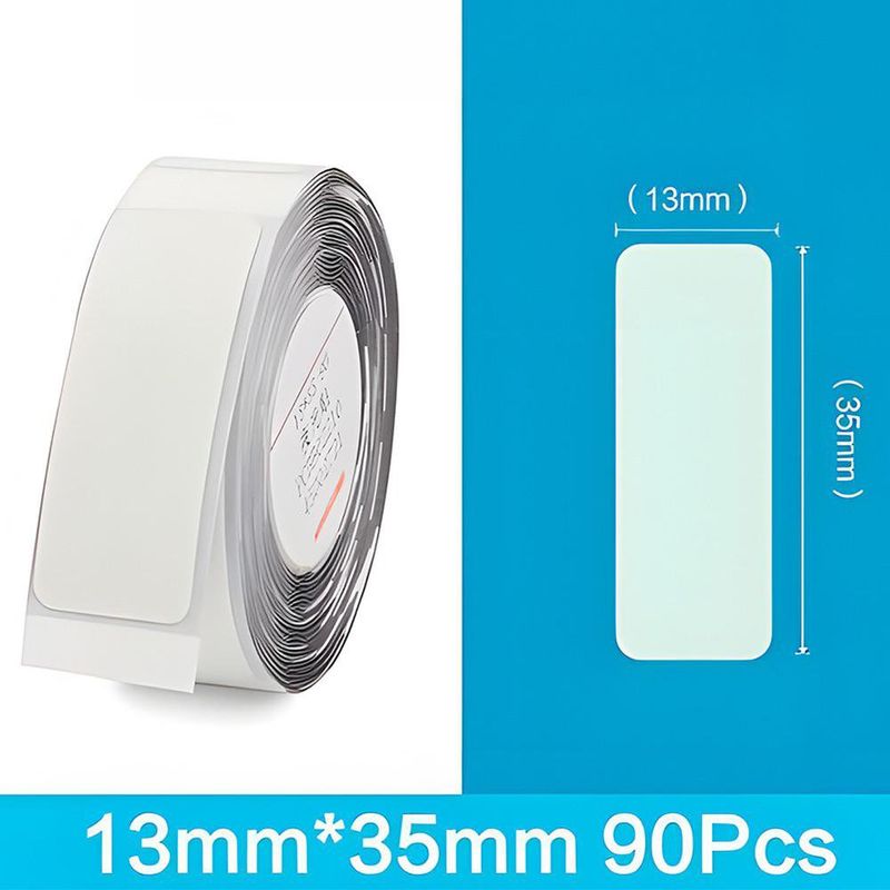 Etiquetas Térmicas Niimbot Fluorescentes de 13 x 35 Mm 90 Unidades