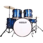 Batería Acústica Acoustic Pro Con Platillos de 5 Piezas Color Azul
