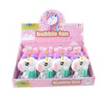 Ventilador Manual Infantil de Unicornios - Colores Surtidos