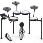 Batería Electrónica Alesis Nitro Max con Kit Pads de Malla Color Negro