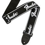 Cincho Para Guitarra Eléctrica Fender de Poliéster Ajustable de 2 Plg Color Negro