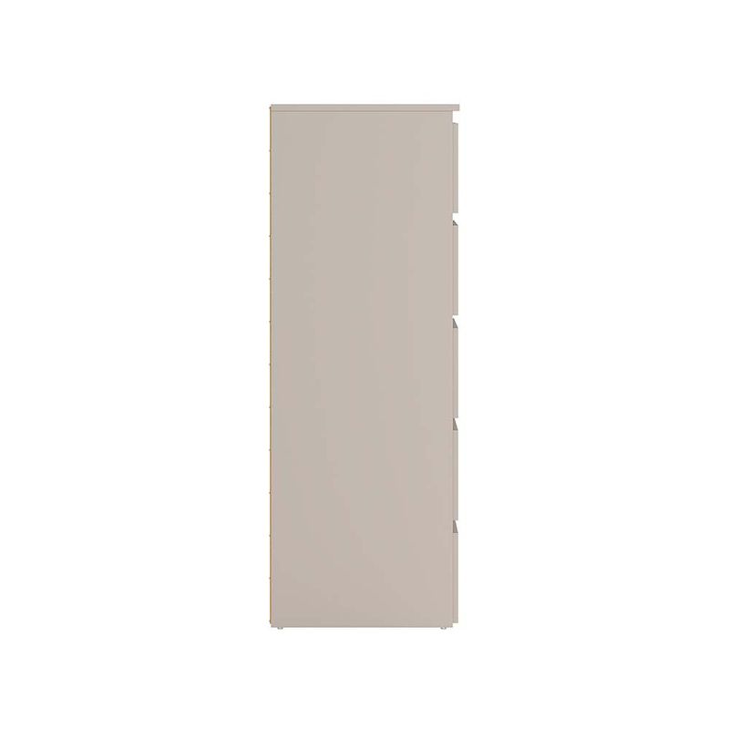 Gavetero Maise con 5 Cajones Vertical para Dormitorio de 64.6 cm Color Cashmere y Roble