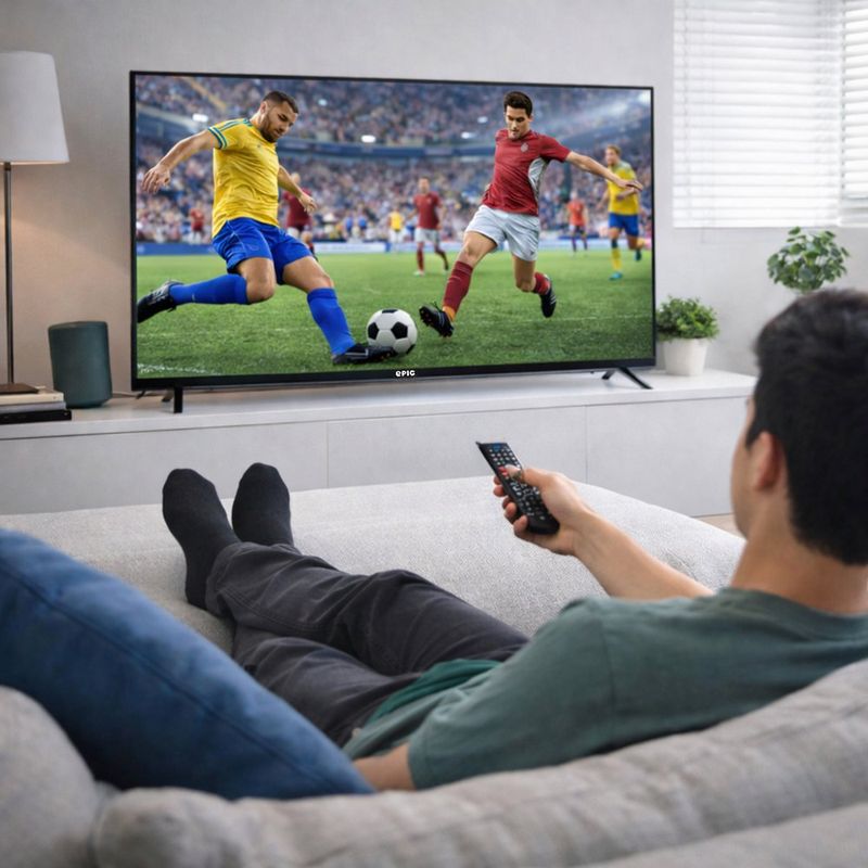 Combo Televisor Smart de 50 Plg y 32 Plg Google TV con Wi-Fi y Bluetooth