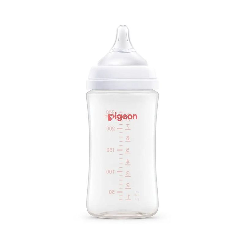 Biberón de Plástico Resistente SoftTouch Peristáltico de 240 mL 8 oz para Bebé de 3 a 6 Meses