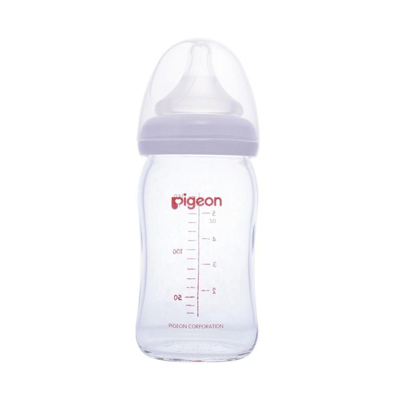 Biberón de Plástico Resistente Pigeon SoftTouch Peristáltico de 160 mL 5 oz para Recién Nacido