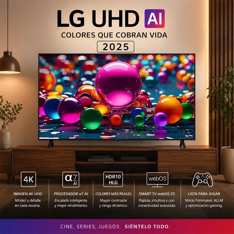Televisor Smart de 55" Ultra HD 4K Modelo UA8000