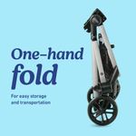 Coche Travel System Modes Pramette 3 en 1 para Recién Nacido Gris