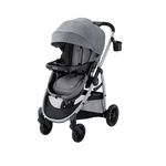 Coche Travel System Modes Pramette 3 en 1 para Recién Nacido Gris