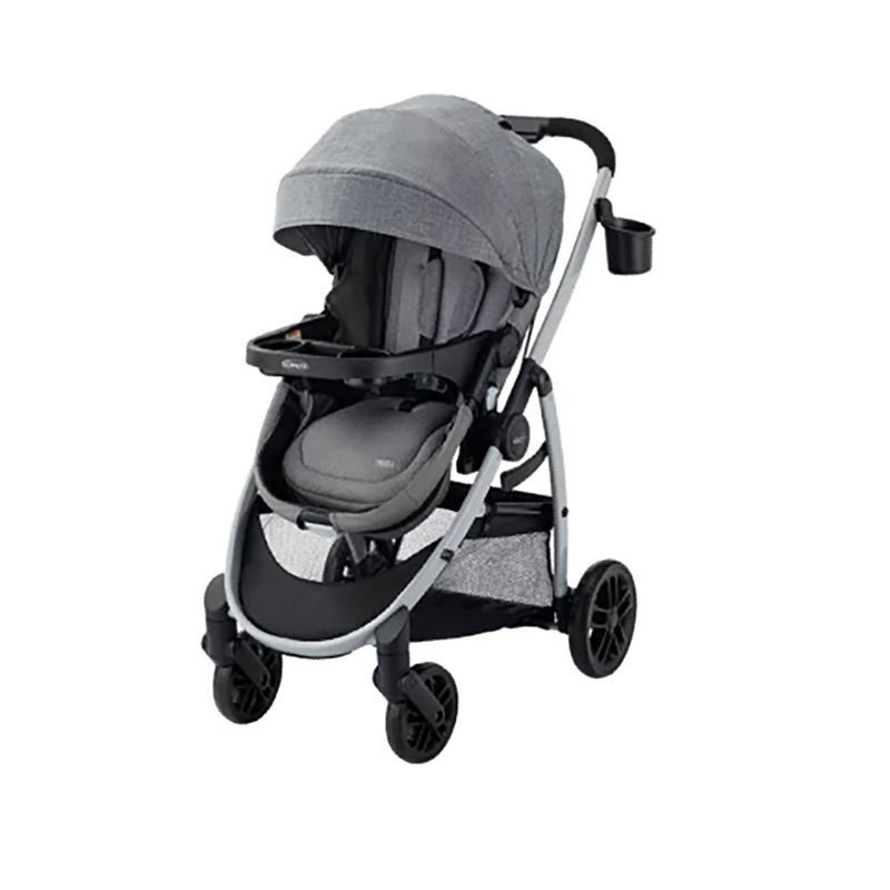 Coche Travel System Modes Pramette 3 en 1 para Recién Nacido Gris