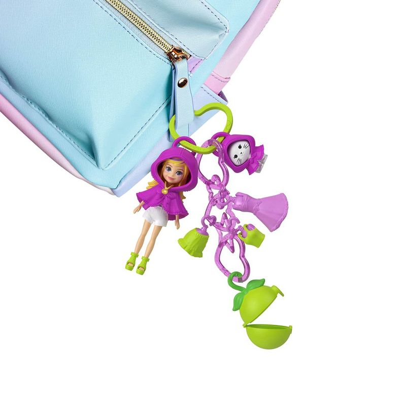 Set Polly Pocket Llavero Keychain Style Kit con Accesorios - Presentación Surtida