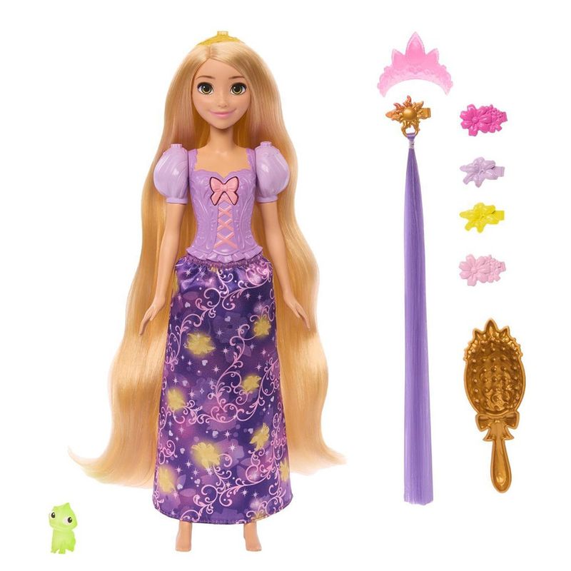 Muñeca Disney Princess Rapunzel Magical Hair con Cabello Mágico y Accesorios