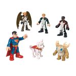 Set de 6 Figuras Superman Imaginext DC Super Friends de 7.6 cm