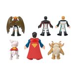 Set de 6 Figuras Superman Imaginext DC Super Friends de 7.6 cm