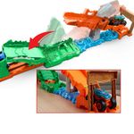 Pista Cocodrilo Hot Wheels Monster Trucks con Mega-Wrex Vehículo a 1:64