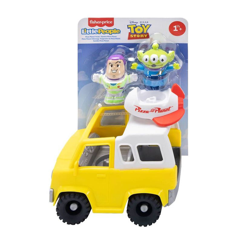 Vehículo Pizza Planet Toy Story Little People con Buzz y Alien
