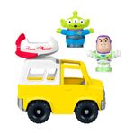 Vehículo Pizza Planet Toy Story Little People con Buzz y Alien