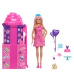 Muñeca Barbie Rise and Surprise Cumpleaños con Mascota y 12 Sorpresas