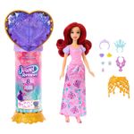 Muñeca Disney Princess Jewel Reveal Ariel con 8 Sorpresas