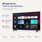 Televisor Smart de 55" QLED Ultra HD 4K con Android TV 11