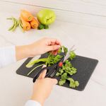 Tijera Multiusos de Acero Inoxidable 8 Plg con Mango Negro