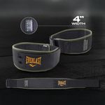 Cinturón de Pesas Greatness de 4 Plg para Entrenamiento Color Negro y Verde Talla L