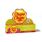 Bálsamo Labial Chupa Chups Frambuesa Hidratante con Color Rosado de 10 g