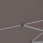 Sombrilla de Mesa Aura II Octogonal de Aluminio 3.94 Metros Color Taupe