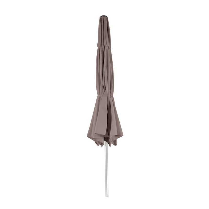 Sombrilla de Mesa Aura II Octogonal de Aluminio 3.94 Metros Color Taupe